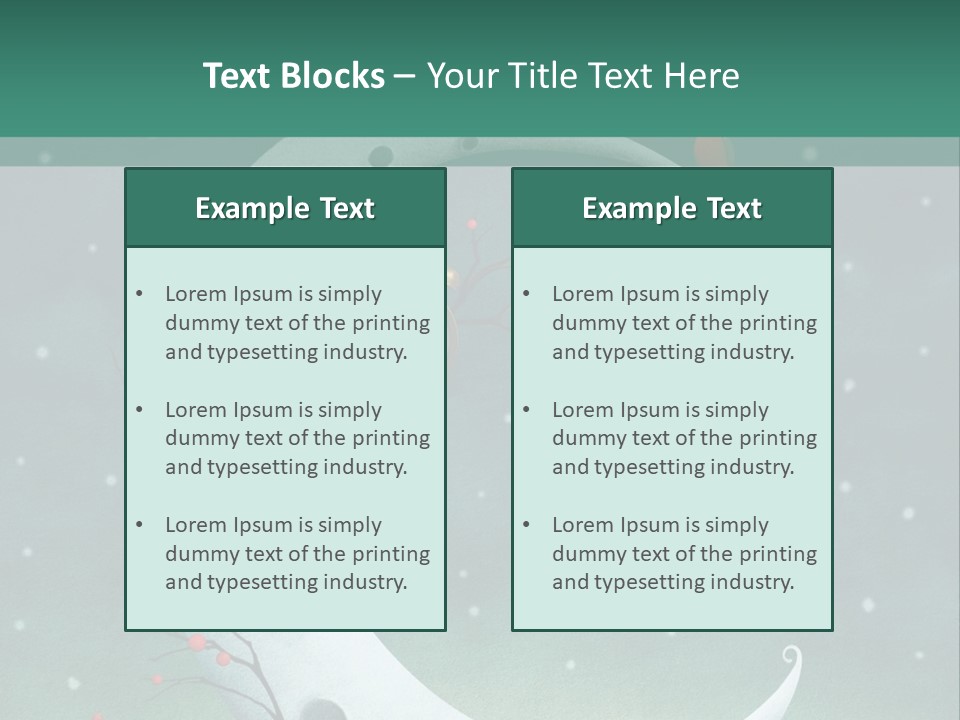 Winter Environment Holiday PowerPoint Template