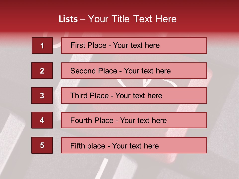 Horizontal Pair Site PowerPoint Template