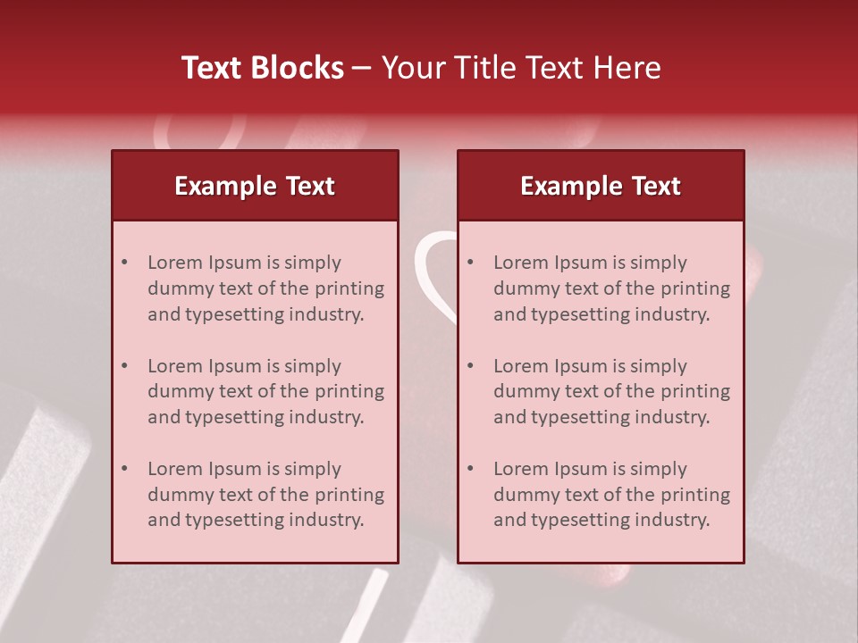 Horizontal Pair Site PowerPoint Template