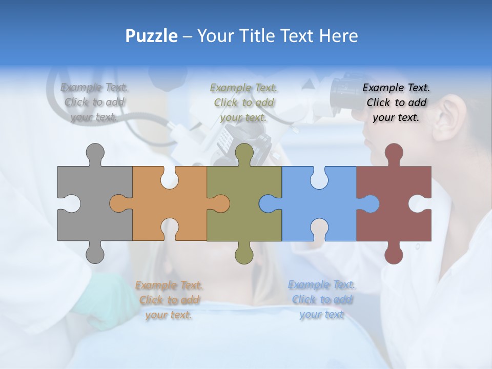 Blue Specialist Drilling PowerPoint Template