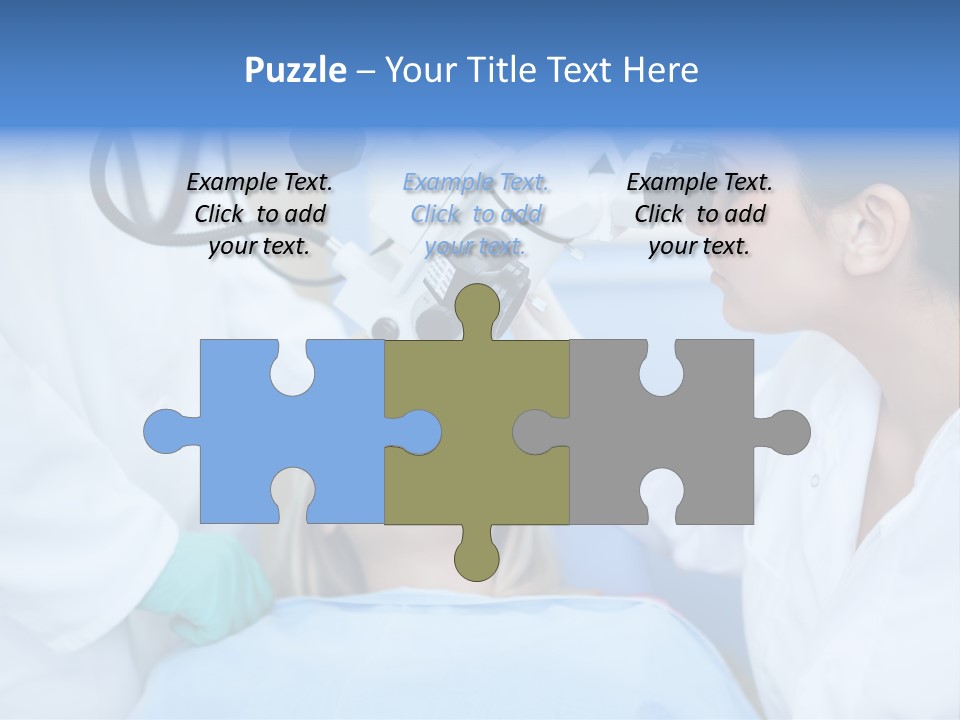 Blue Specialist Drilling PowerPoint Template