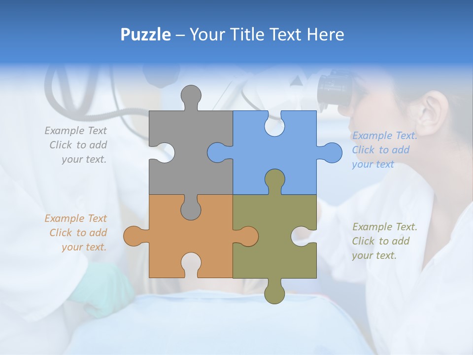 Blue Specialist Drilling PowerPoint Template