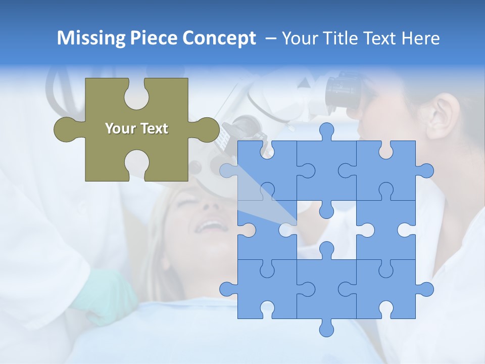 Blue Specialist Drilling PowerPoint Template