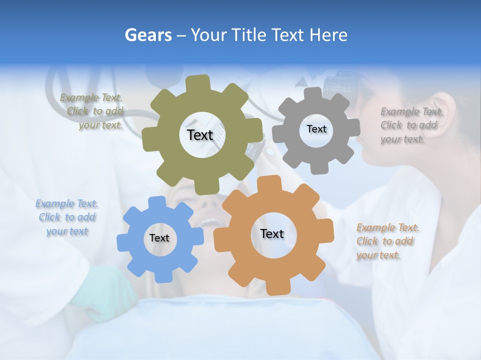 Blue Specialist Drilling PowerPoint Template