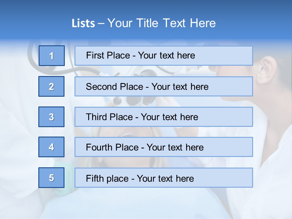 Blue Specialist Drilling PowerPoint Template