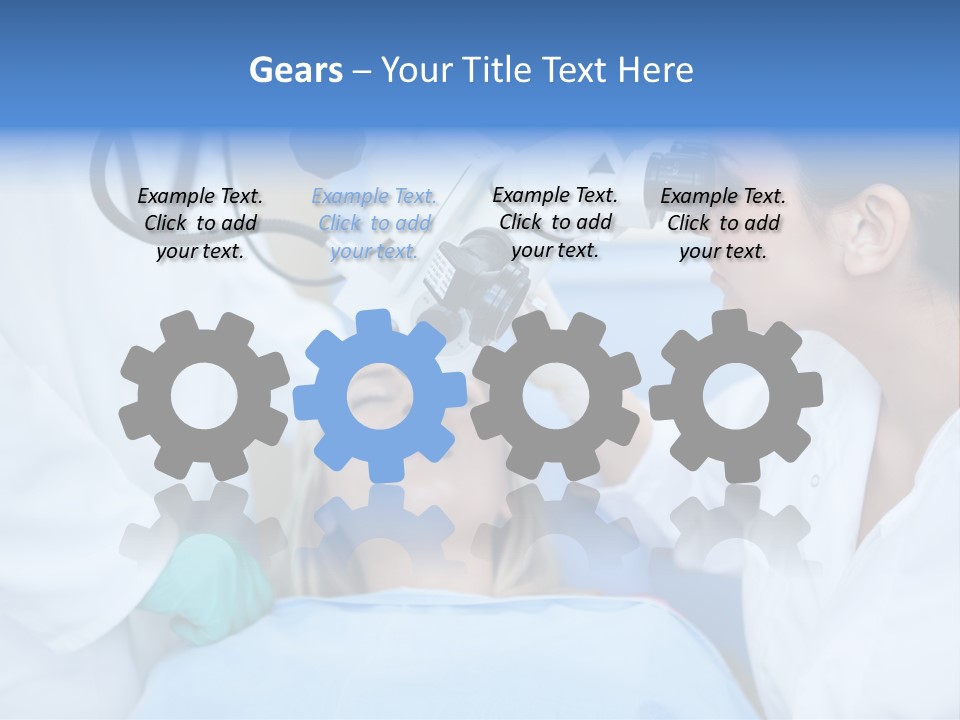 Blue Specialist Drilling PowerPoint Template