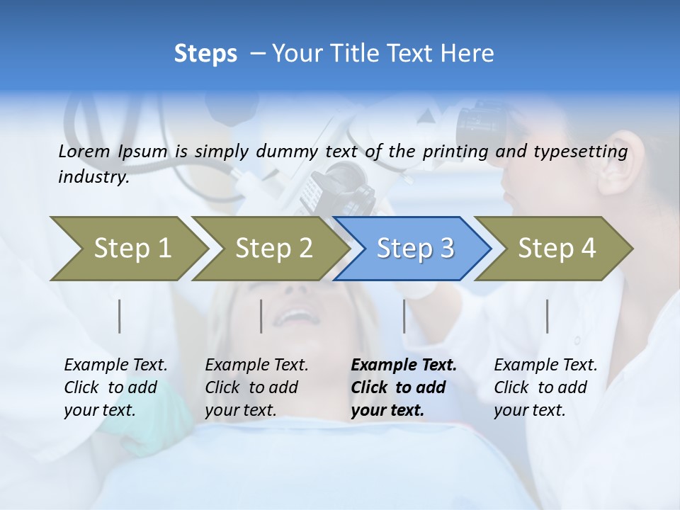 Blue Specialist Drilling PowerPoint Template