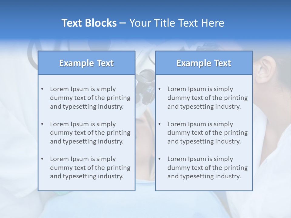 Blue Specialist Drilling PowerPoint Template