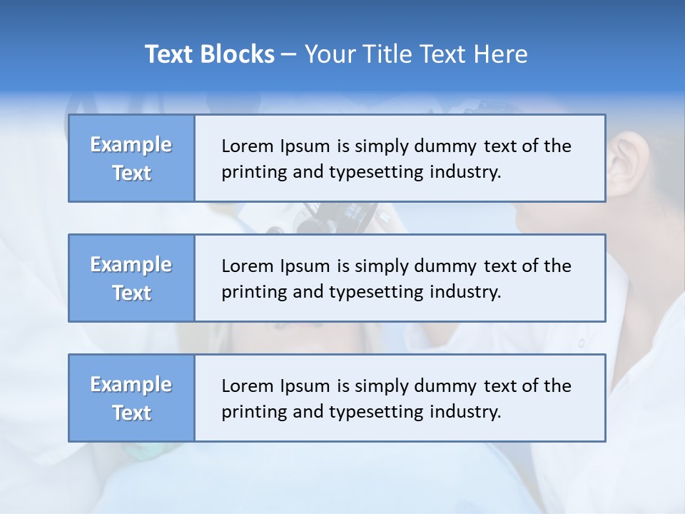 Blue Specialist Drilling PowerPoint Template