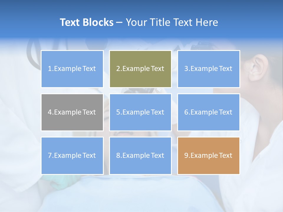 Blue Specialist Drilling PowerPoint Template