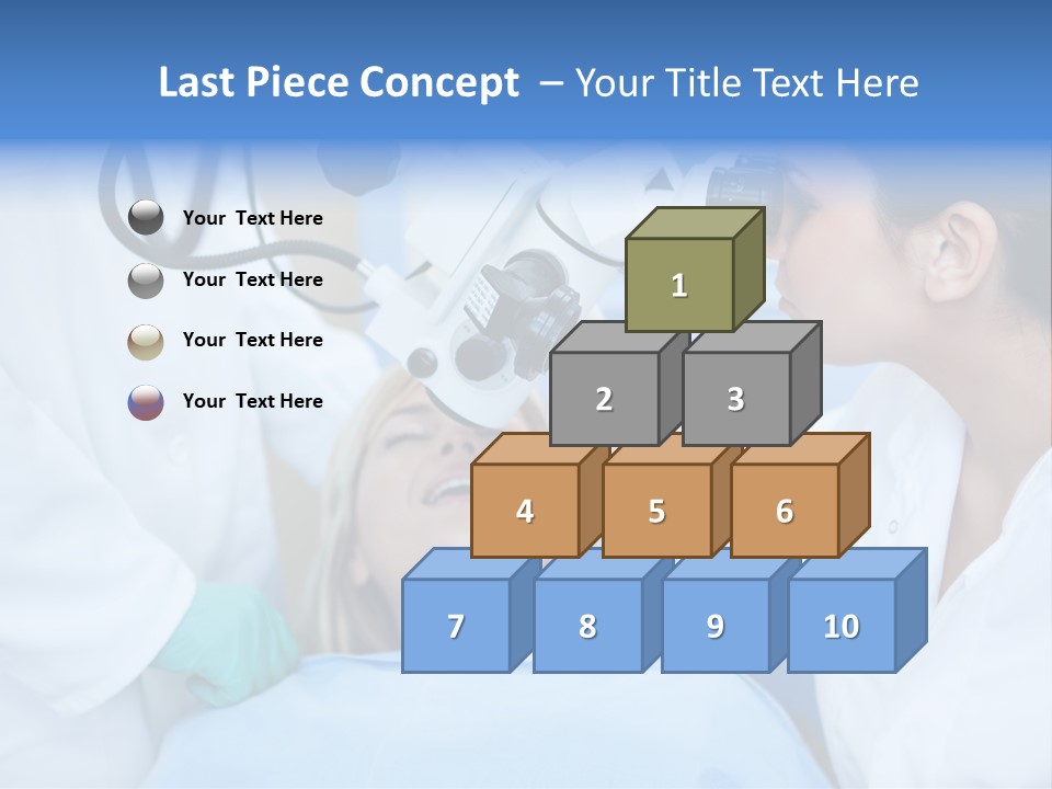 Blue Specialist Drilling PowerPoint Template