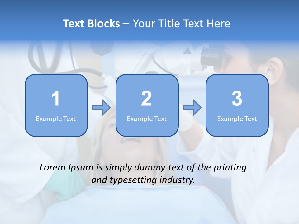 Blue Specialist Drilling PowerPoint Template