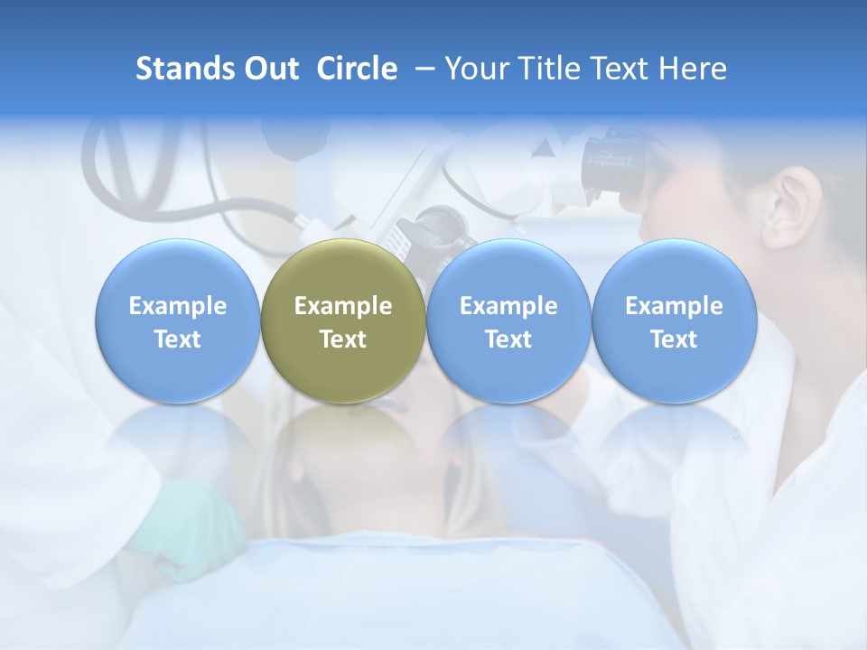 Blue Specialist Drilling PowerPoint Template