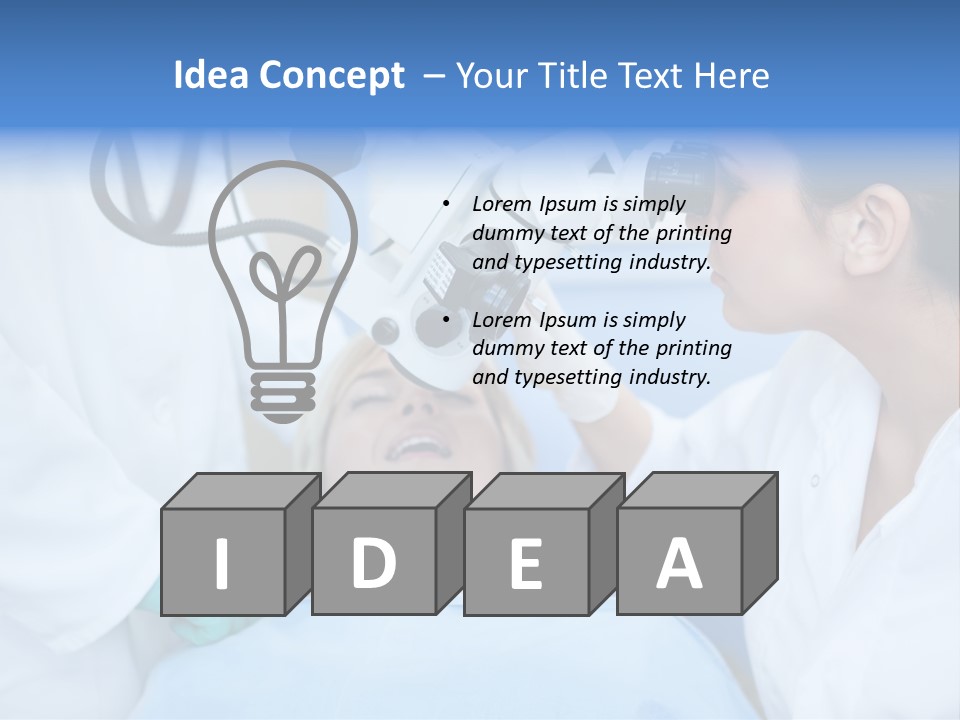 Blue Specialist Drilling PowerPoint Template