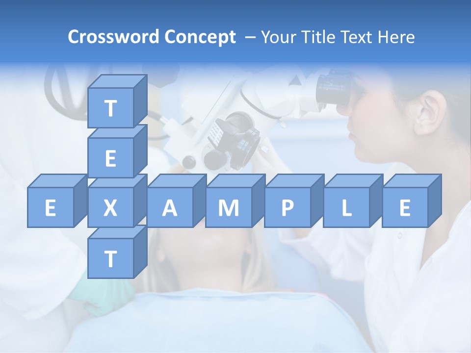 Blue Specialist Drilling PowerPoint Template