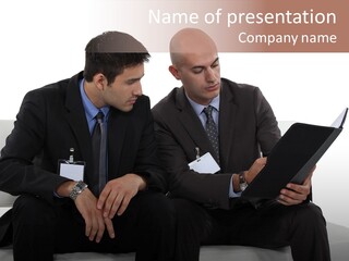 Coworker Suit Business PowerPoint Template