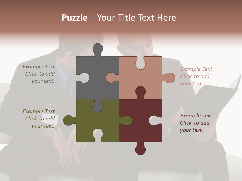 Coworker Suit Business PowerPoint Template
