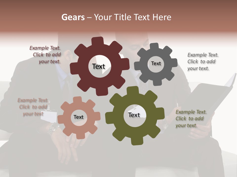 Coworker Suit Business PowerPoint Template