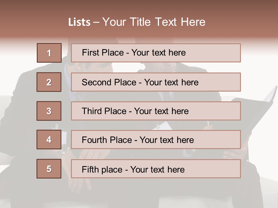 Coworker Suit Business PowerPoint Template