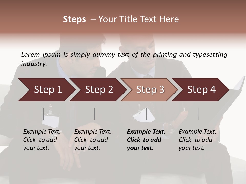 Coworker Suit Business PowerPoint Template