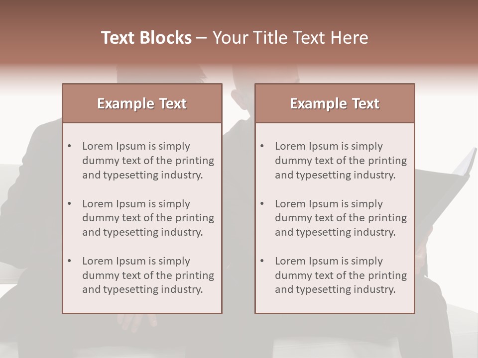 Coworker Suit Business PowerPoint Template