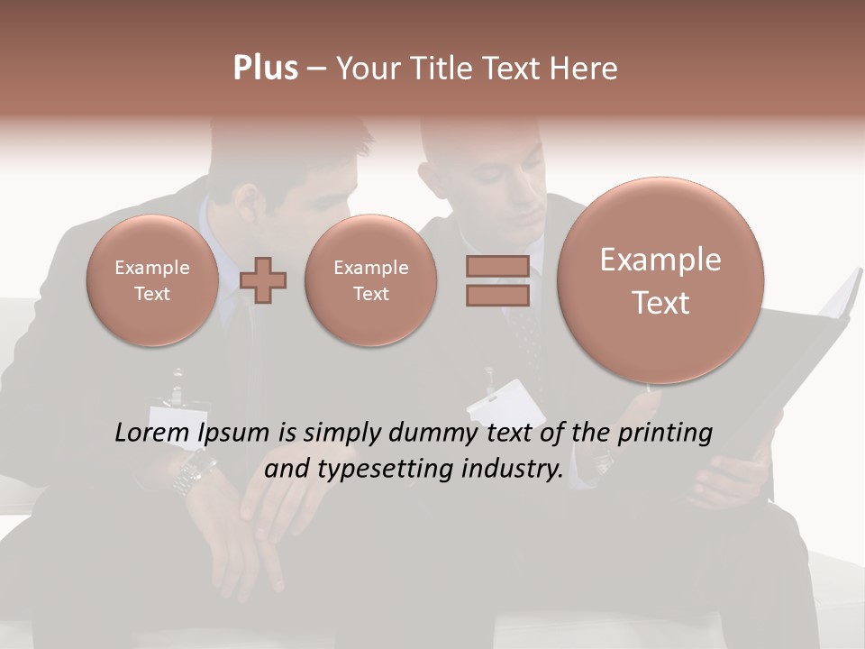 Coworker Suit Business PowerPoint Template