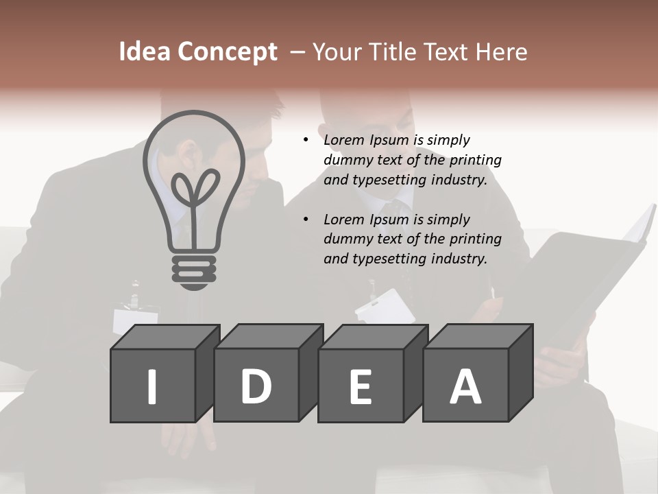 Coworker Suit Business PowerPoint Template