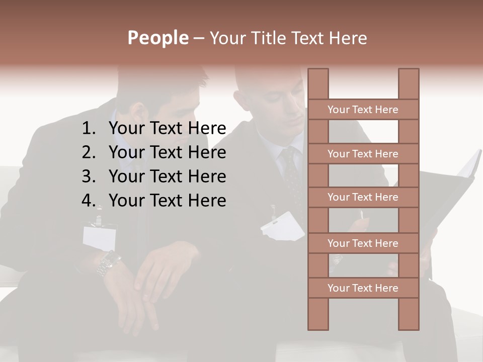 Coworker Suit Business PowerPoint Template