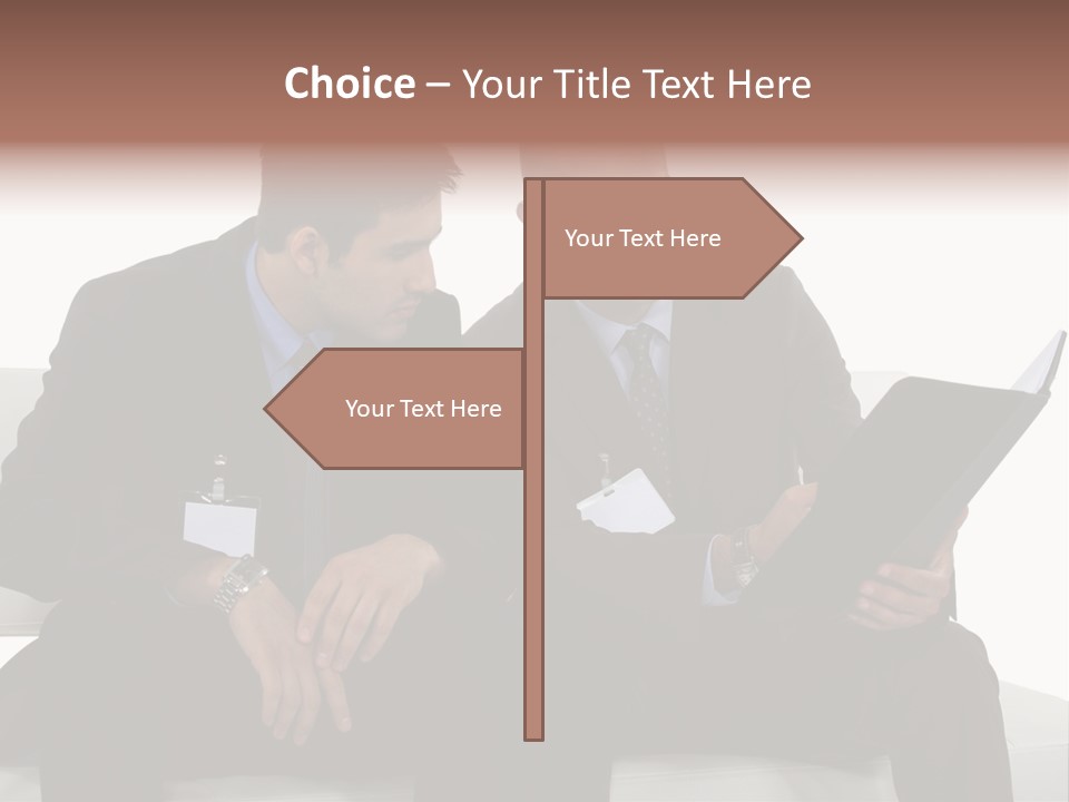 Coworker Suit Business PowerPoint Template