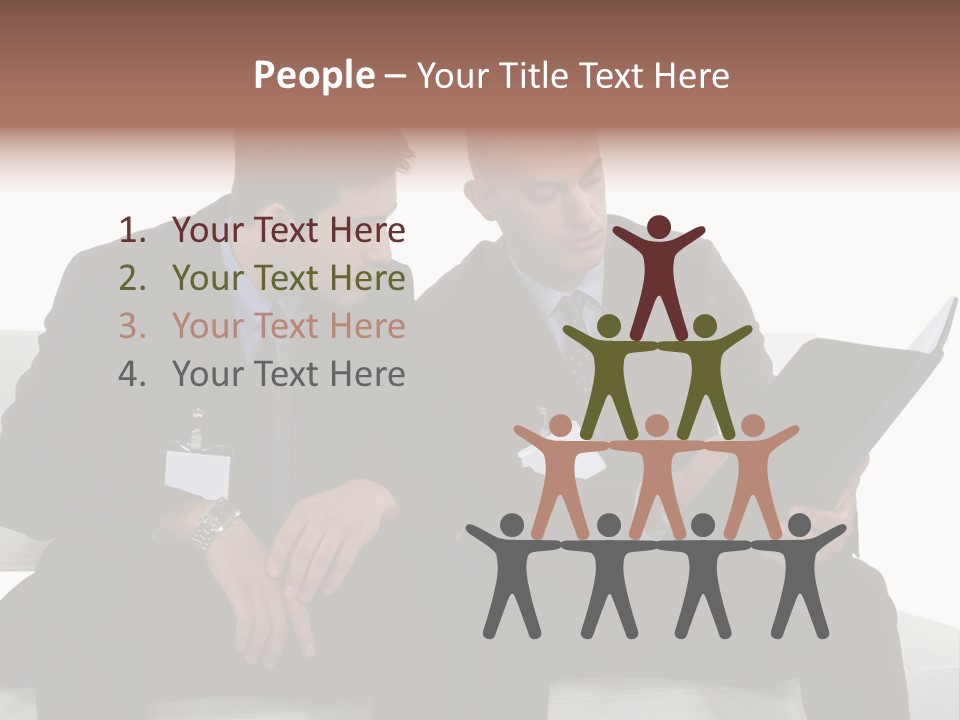 Coworker Suit Business PowerPoint Template