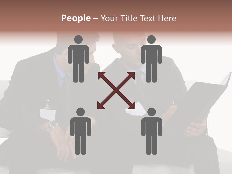 Coworker Suit Business PowerPoint Template