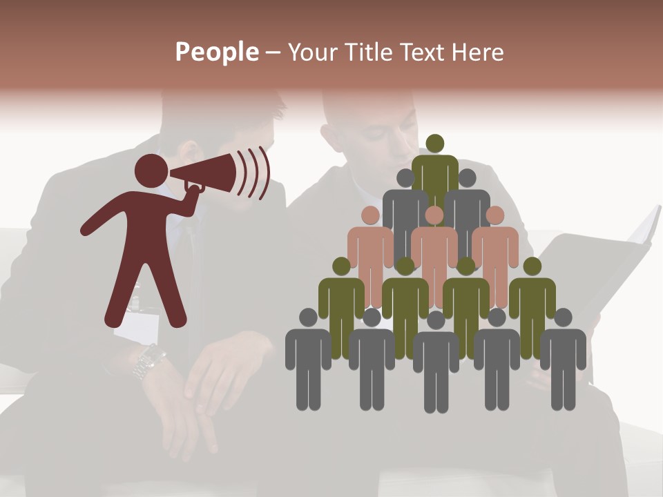 Coworker Suit Business PowerPoint Template