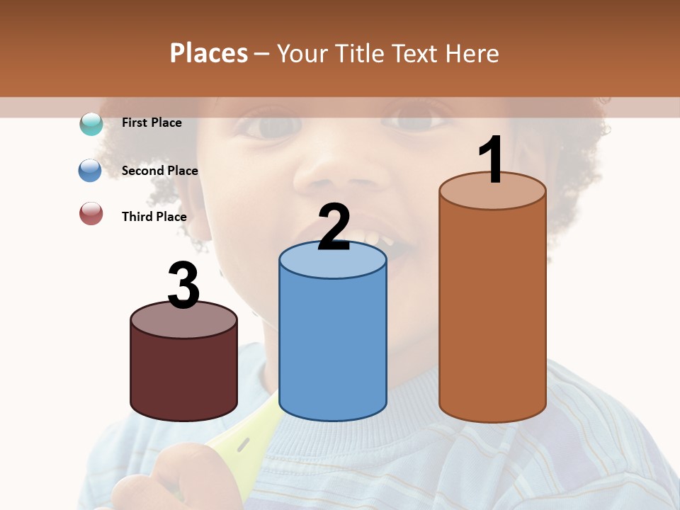 Happy Daughter Expression PowerPoint Template