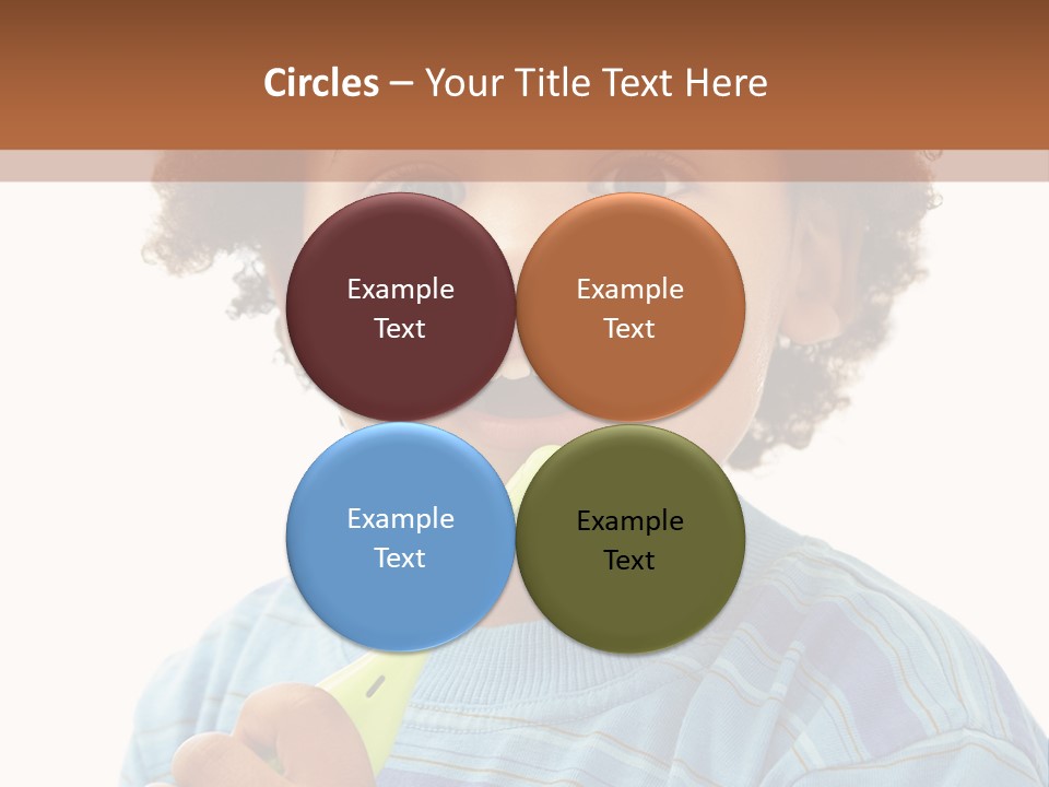 Happy Daughter Expression PowerPoint Template