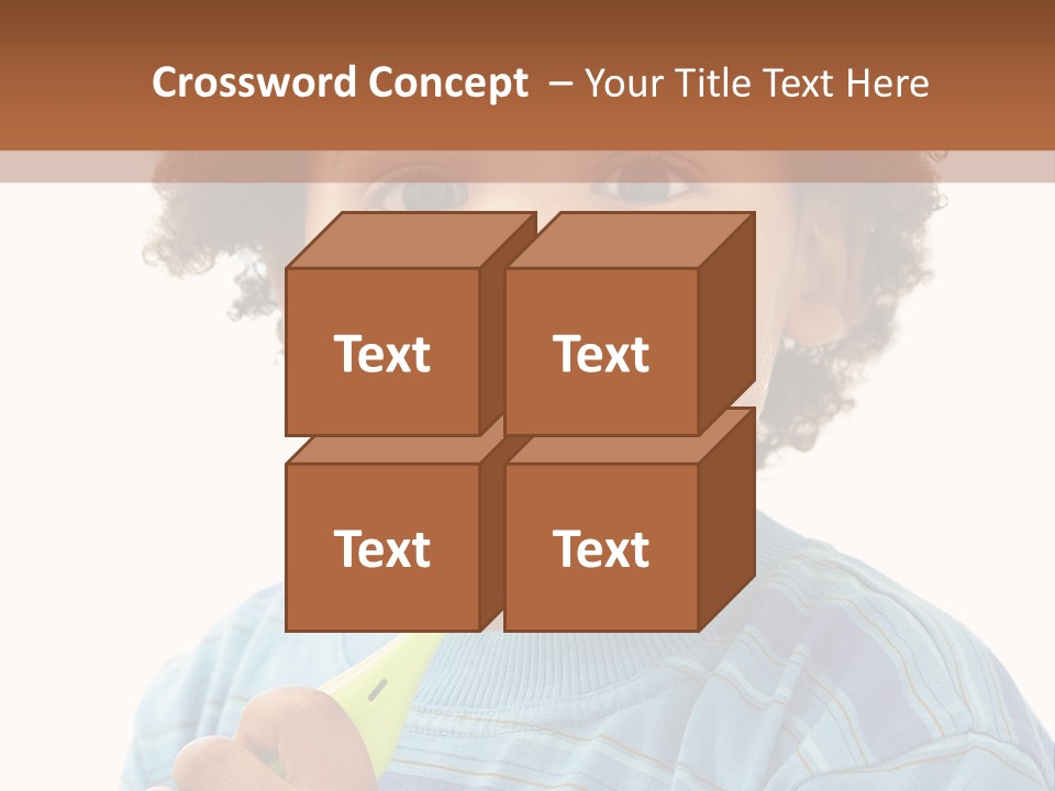 Happy Daughter Expression PowerPoint Template