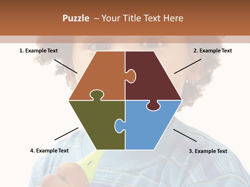 Happy Daughter Expression PowerPoint Template