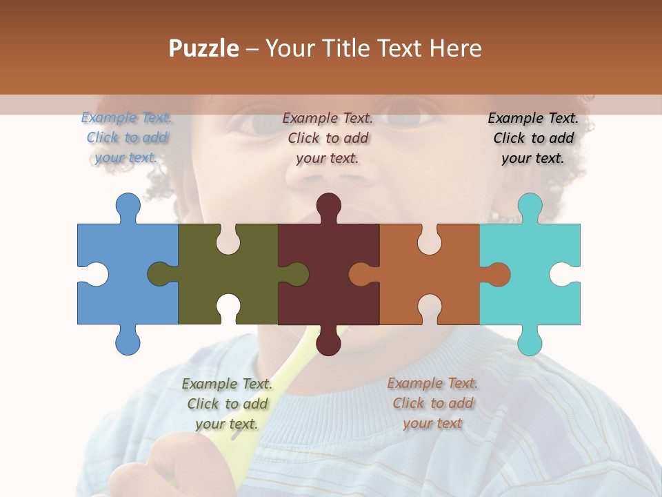 Happy Daughter Expression PowerPoint Template