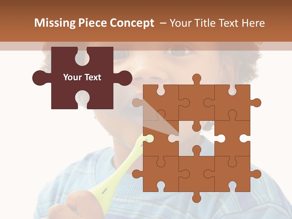 Happy Daughter Expression PowerPoint Template