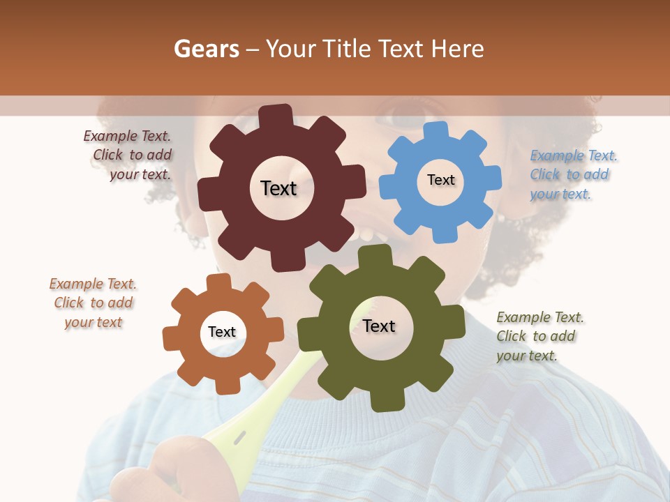 Happy Daughter Expression PowerPoint Template