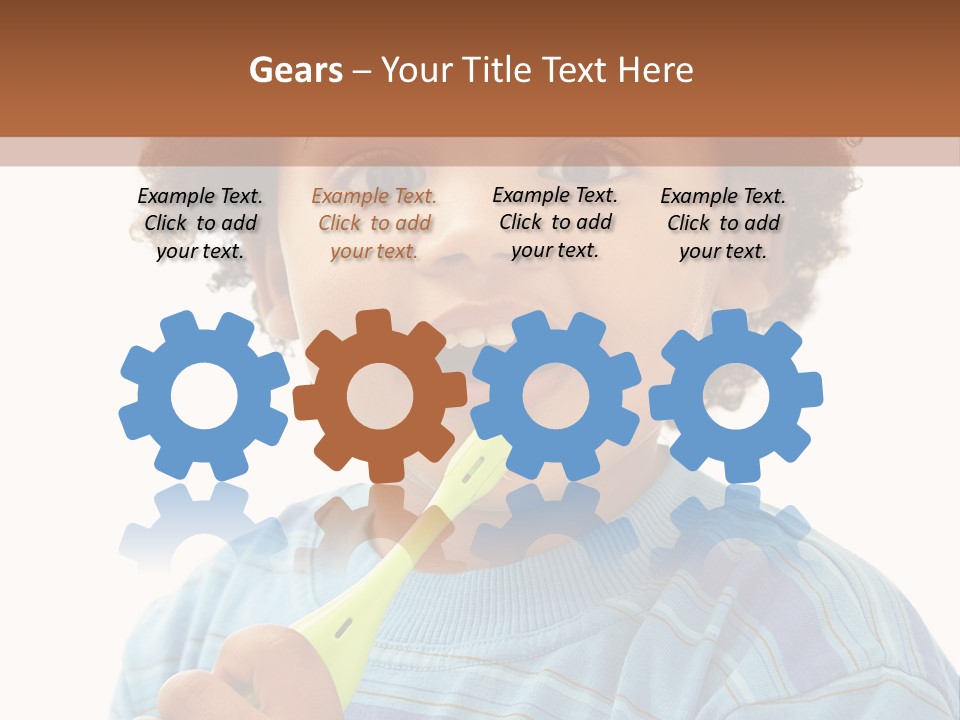 Happy Daughter Expression PowerPoint Template