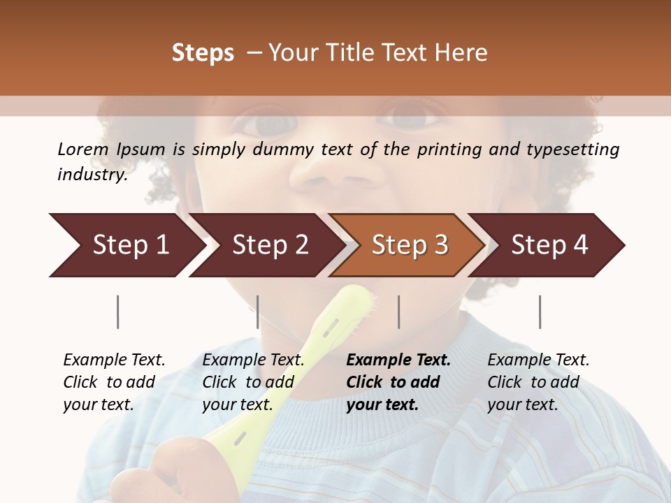 Happy Daughter Expression PowerPoint Template