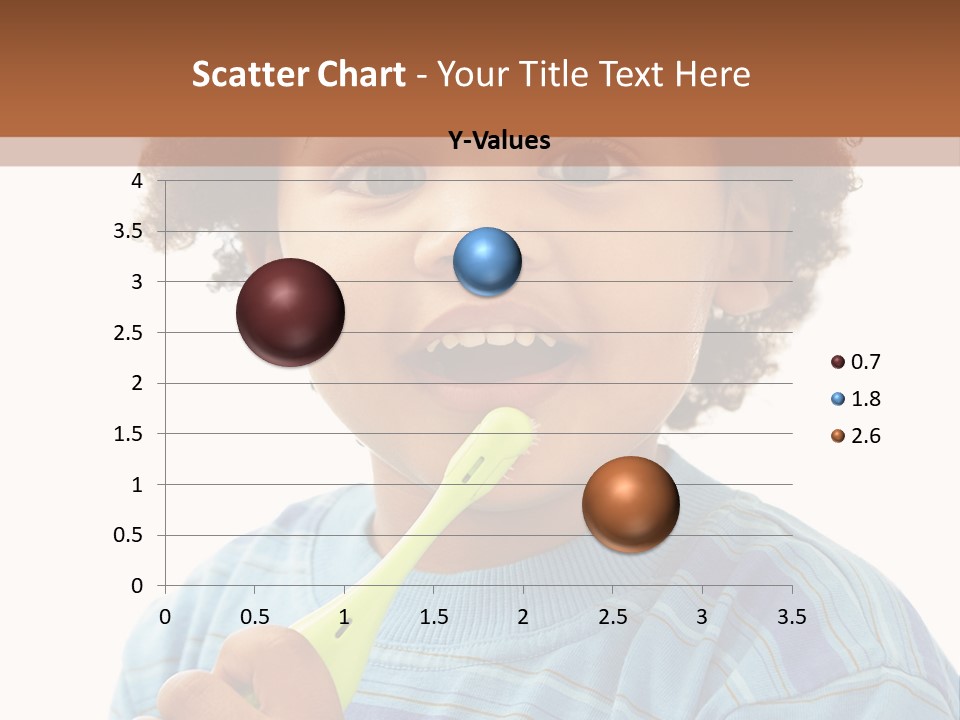 Happy Daughter Expression PowerPoint Template