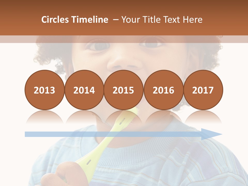 Happy Daughter Expression PowerPoint Template