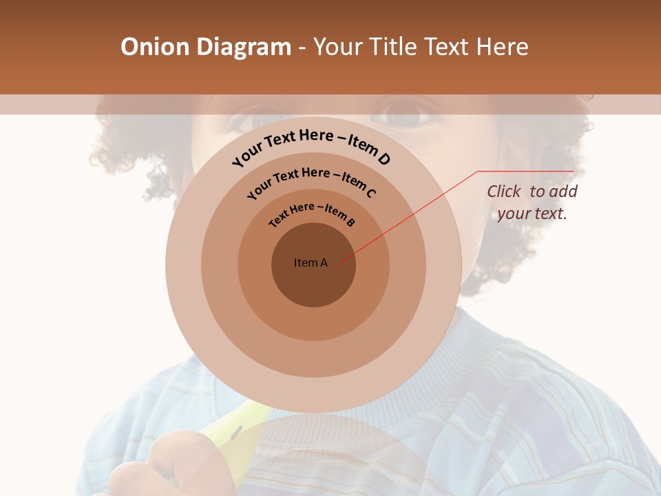 Happy Daughter Expression PowerPoint Template