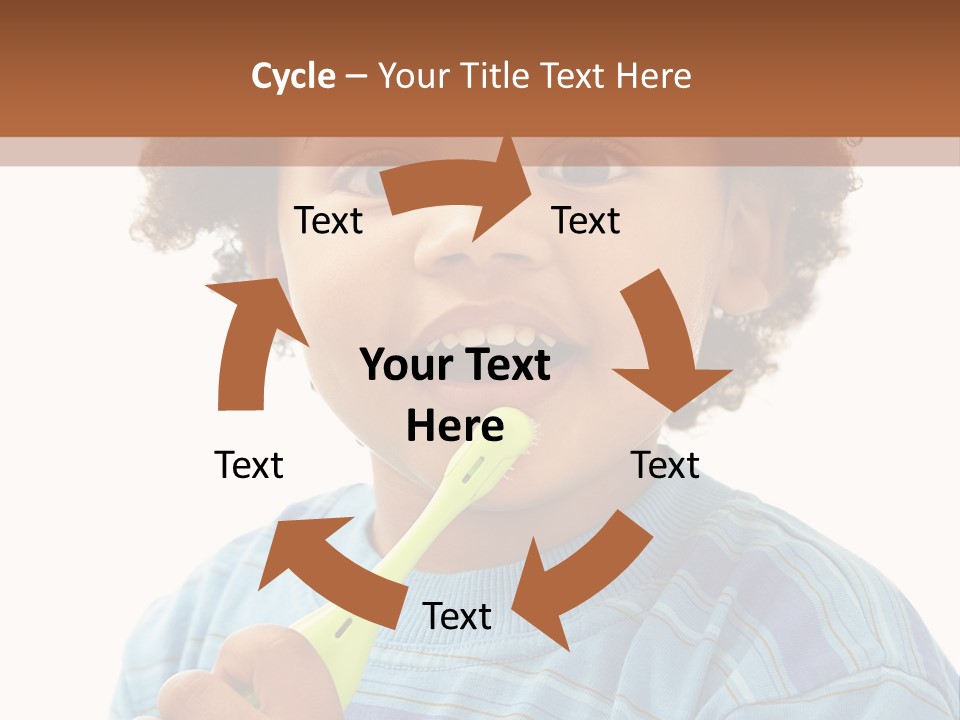 Happy Daughter Expression PowerPoint Template