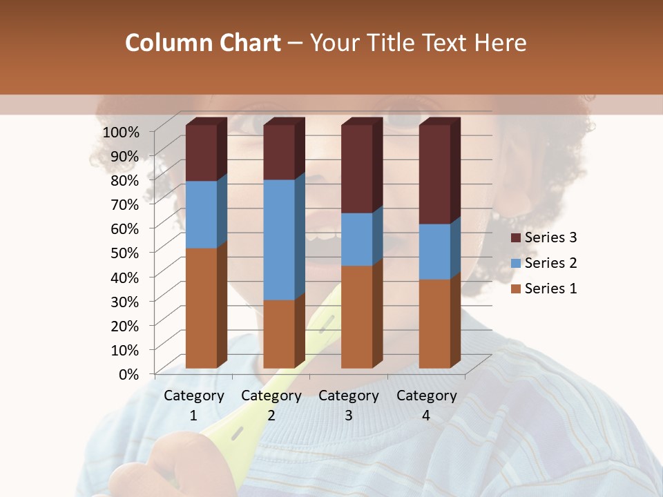 Happy Daughter Expression PowerPoint Template