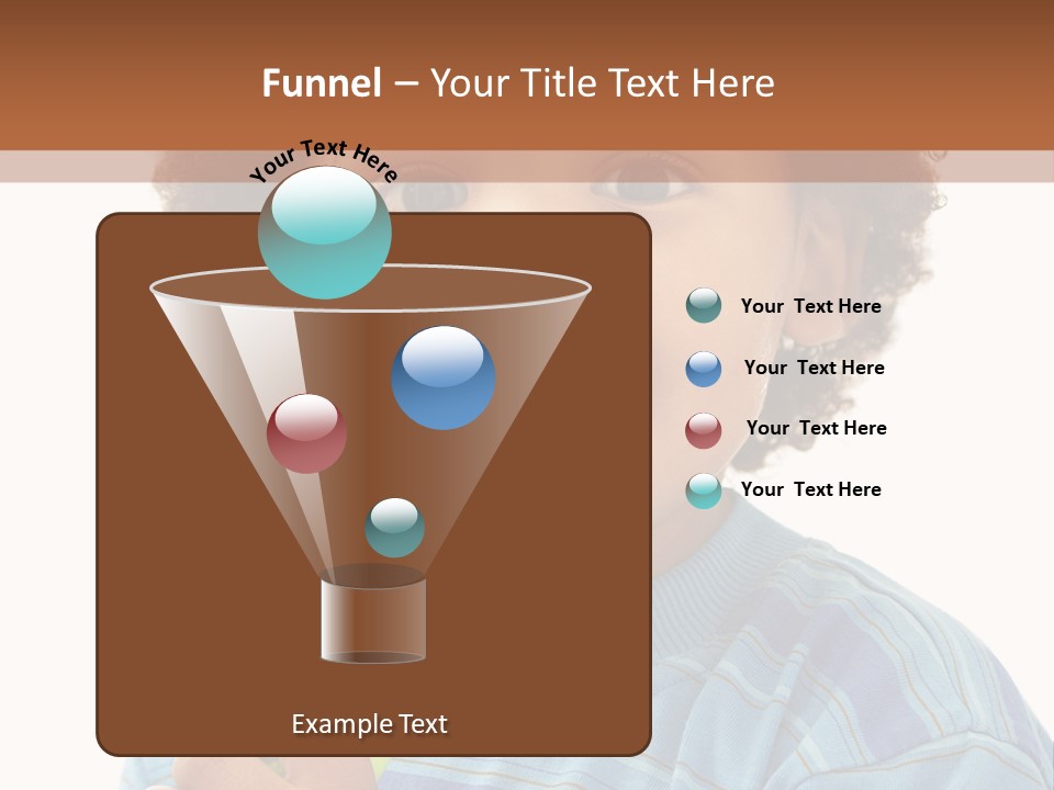 Happy Daughter Expression PowerPoint Template