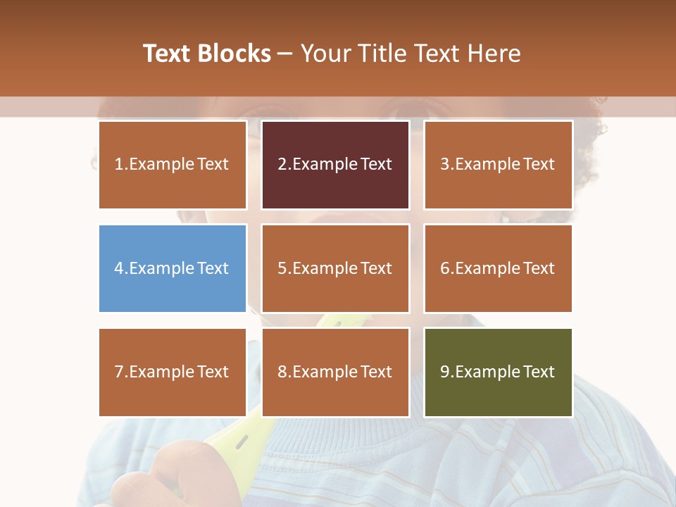 Happy Daughter Expression PowerPoint Template