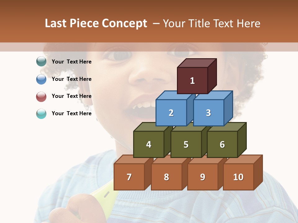 Happy Daughter Expression PowerPoint Template