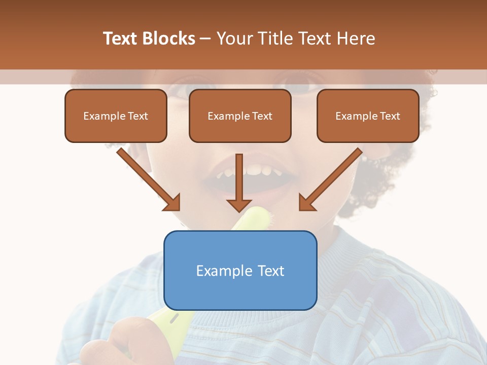 Happy Daughter Expression PowerPoint Template